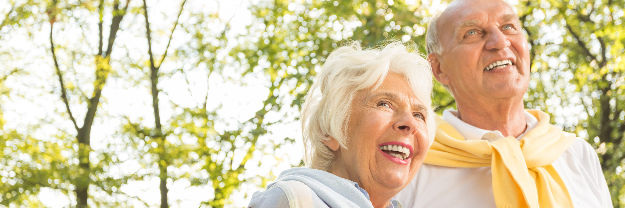 smiling senior couple